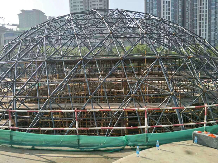 富德球形网架钢结构施工